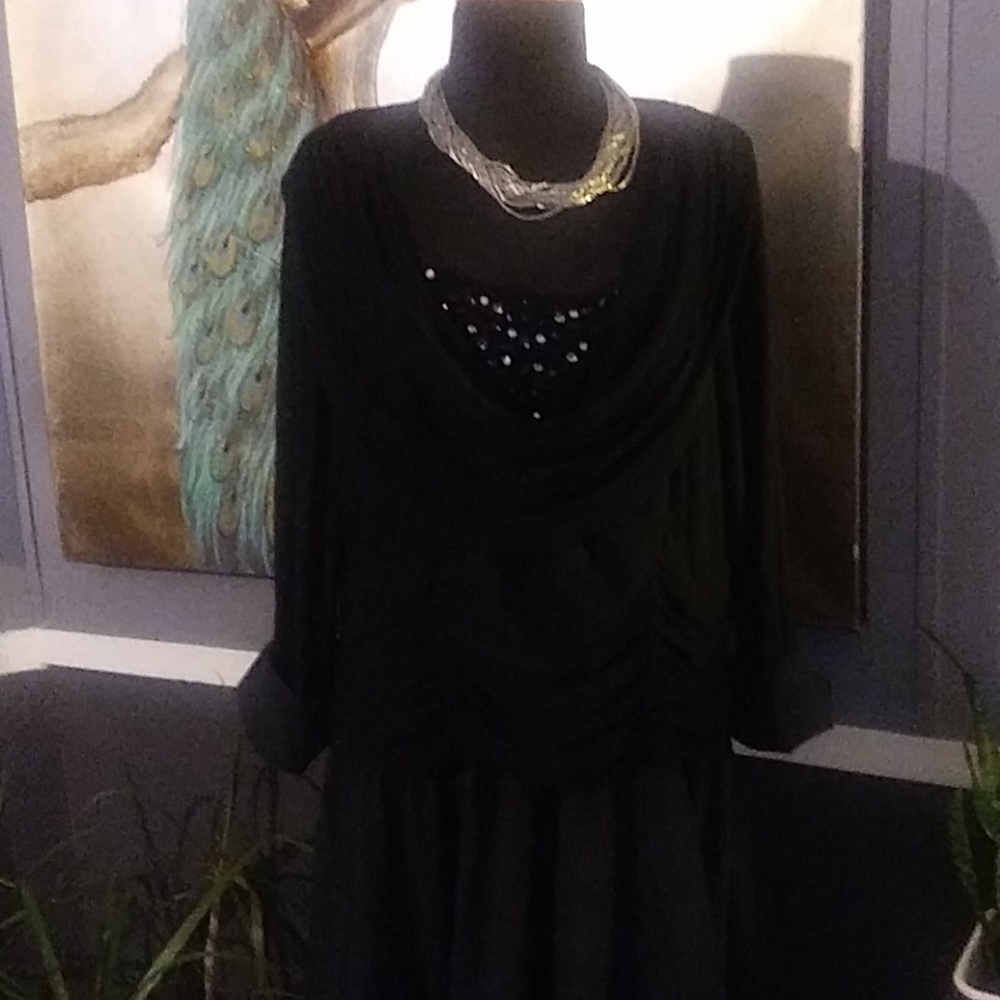 Sequin & Sateen Holiday dress